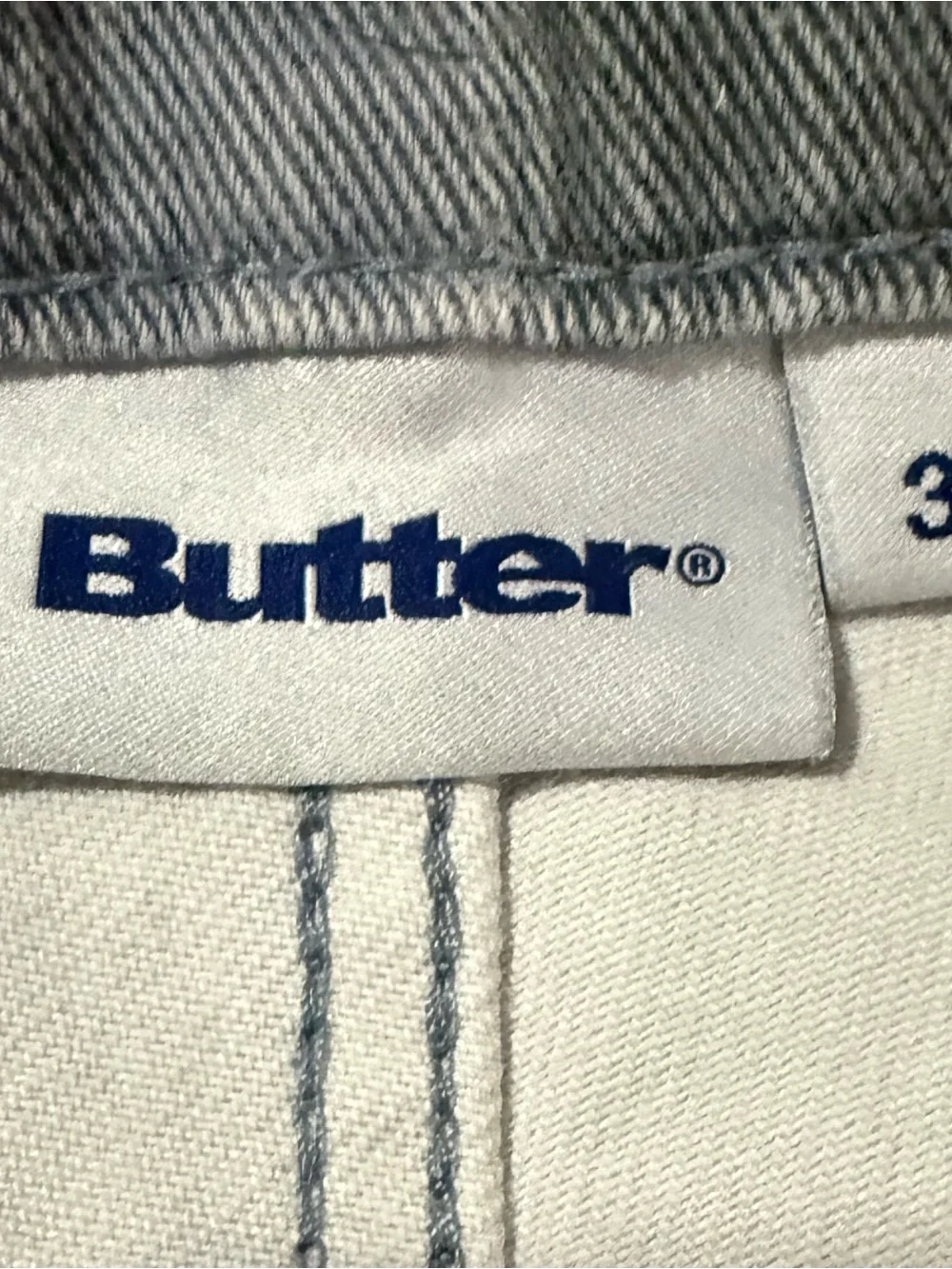 Butter Men's Gray/Blue Plaid Flat Front Shorts